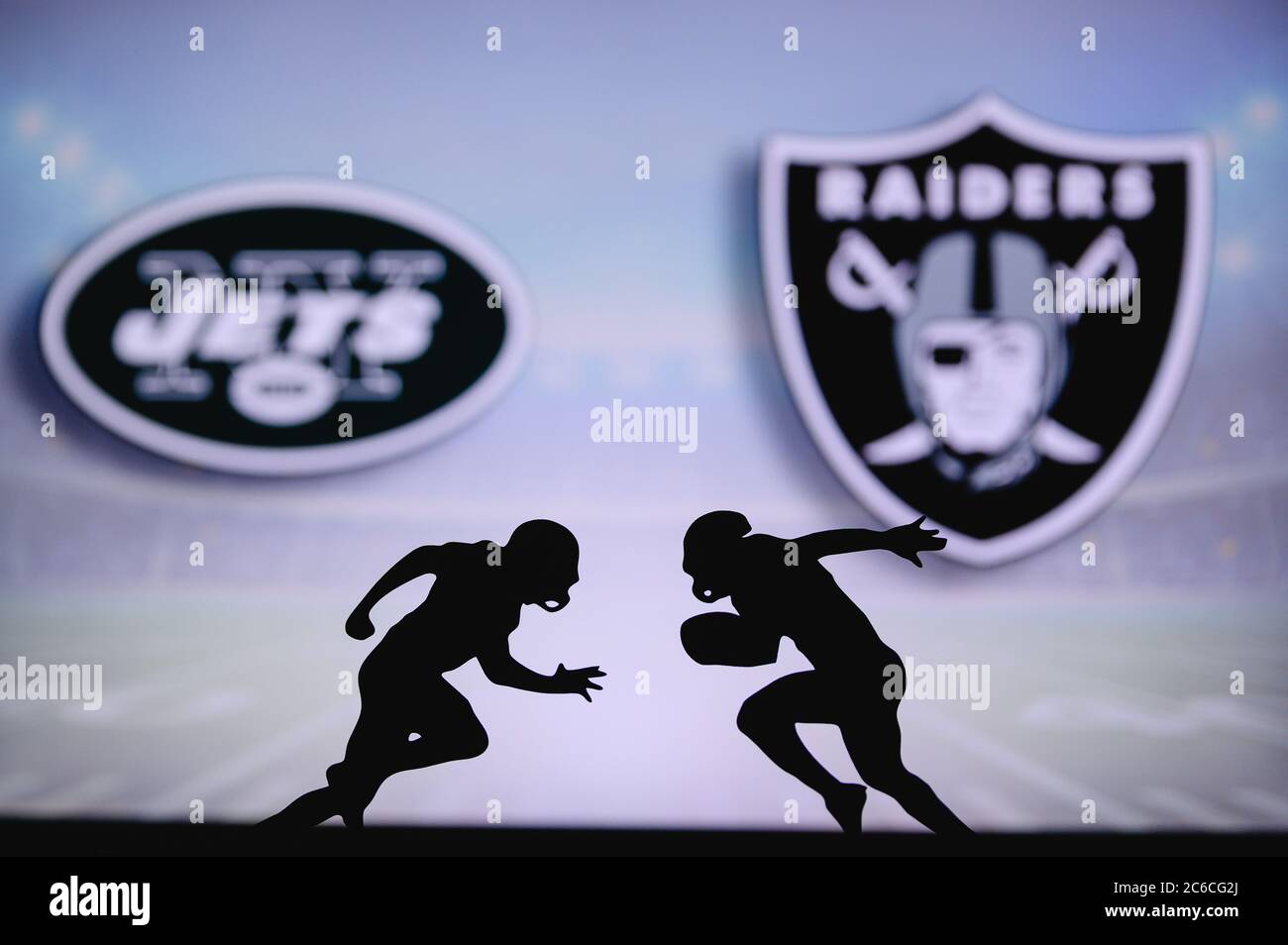 Indianapolis Colts vs. Minnesota Vikings . NFL Game. American Football  League match. Silhouette of professional player celebrate touch down.  Screen in Stock Photo - Alamy