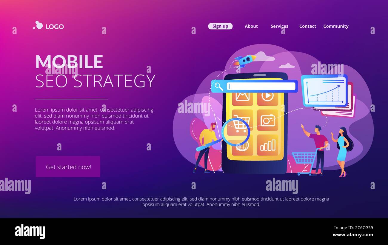 Ecommerce optimization Stock Vector Images - Alamy