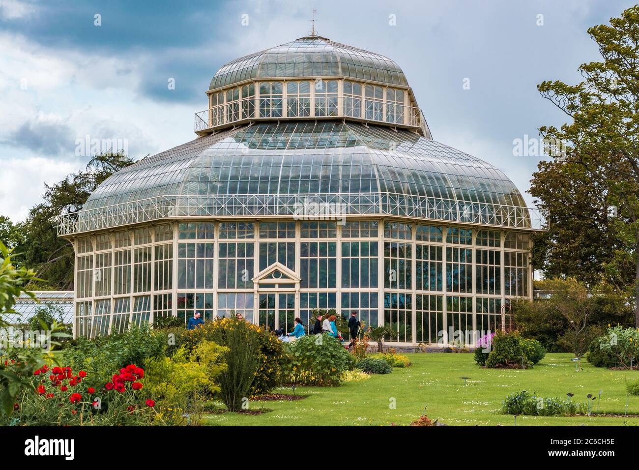 Dublin, Ireland - JUN 03 2019: Greenhouse in The National Botanic Garden in Glasnevin, Dublin, Ireland Stock Photo