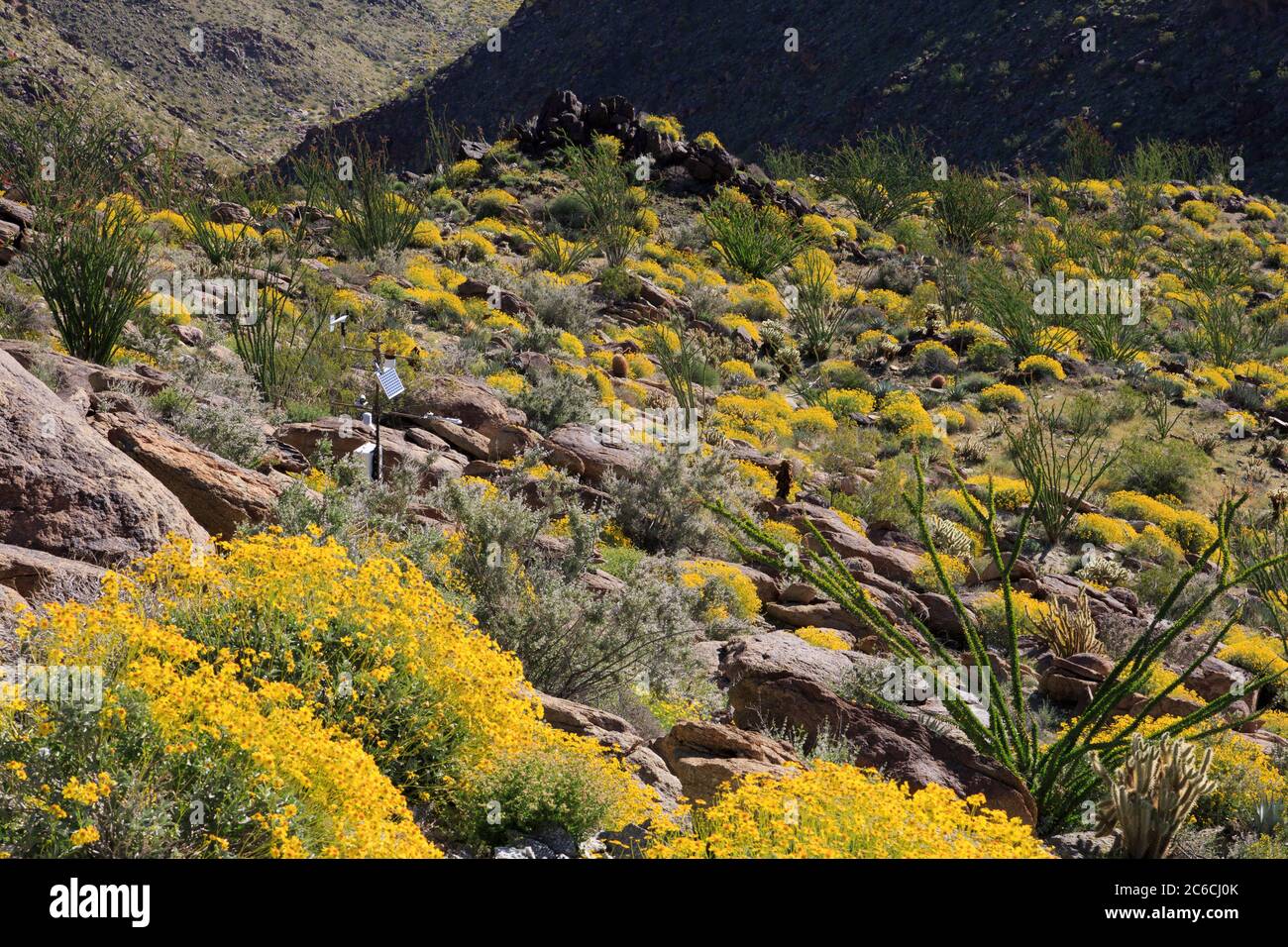 Automatic Weather Station, Anza-Borrego Desert State Park, Borrego ...