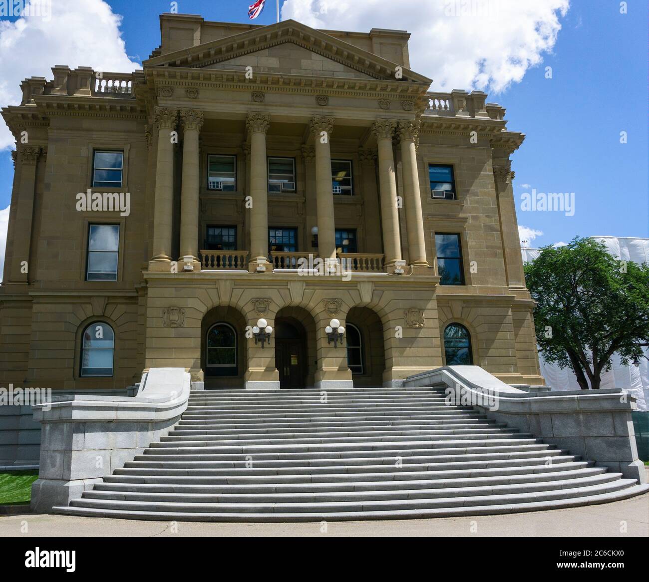 Alberta Legislature Edmonton Stock Photo Alamy