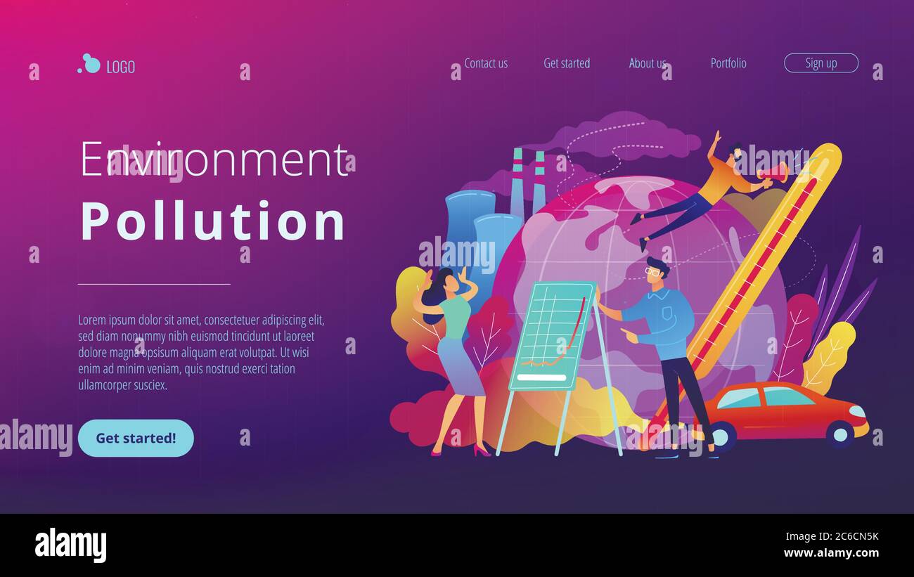 Pollution poster template layout hi-res stock photography and images ...