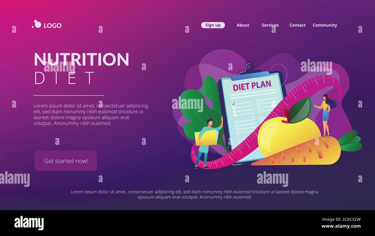 Nutritionist service Stock Vector Images - Alamy