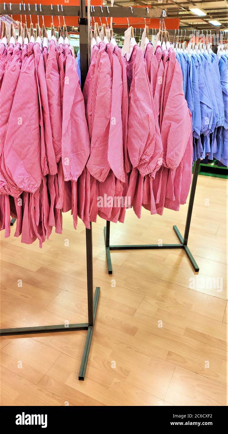 Clothes hangers child wardrobe hi-res stock photography and images - Alamy