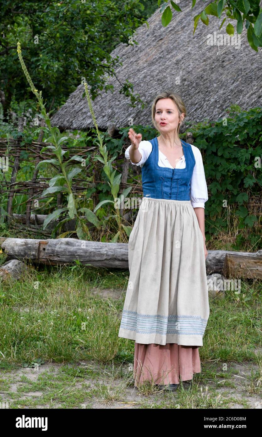 Berlin Germany 08th July 2020 The Actress Stefanie Stappenbeck As Mother Monika Stands In The Set