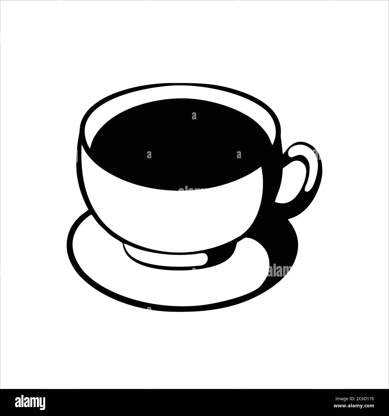 coffee cup icon isolated on white background from coffe shop collection