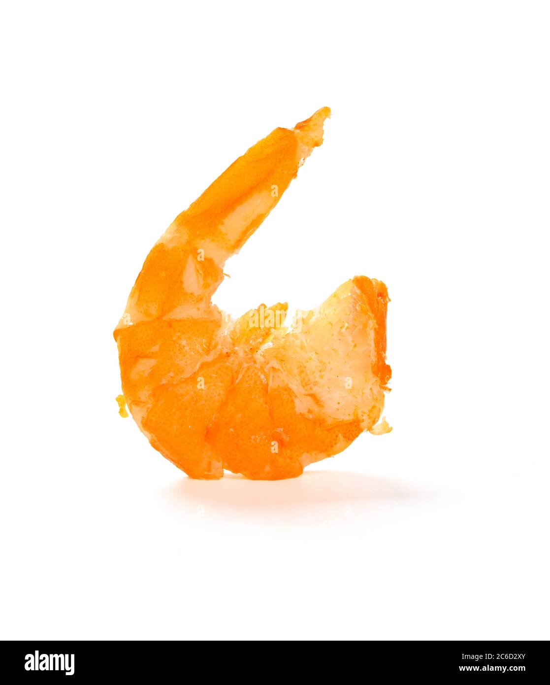 a big dry shrimp on white background Stock Photo Alamy