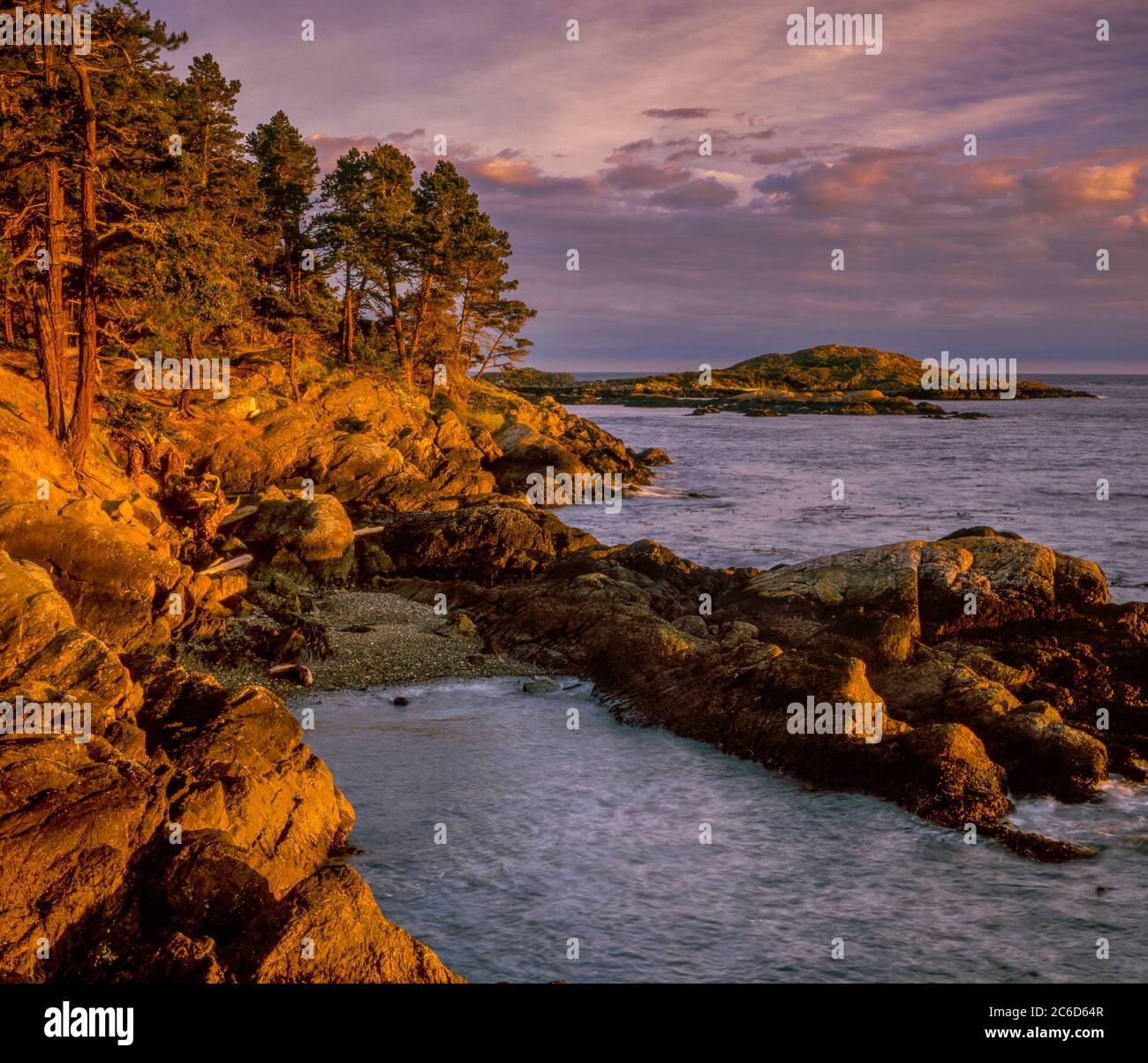 Shark Reef, Lopez Island, San Juan Islands, Washington Stock Photo