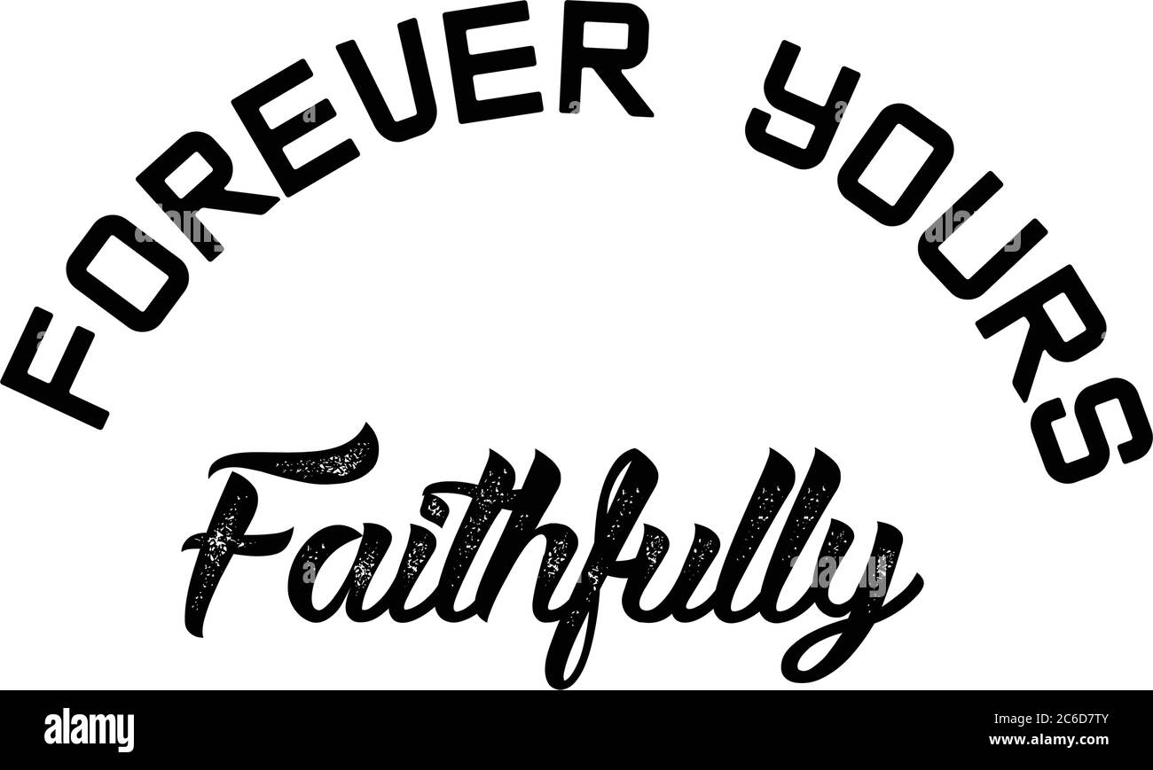 Christian faith, Typography for print or use as poster, card, flyer or  T Shirt Stock Vector