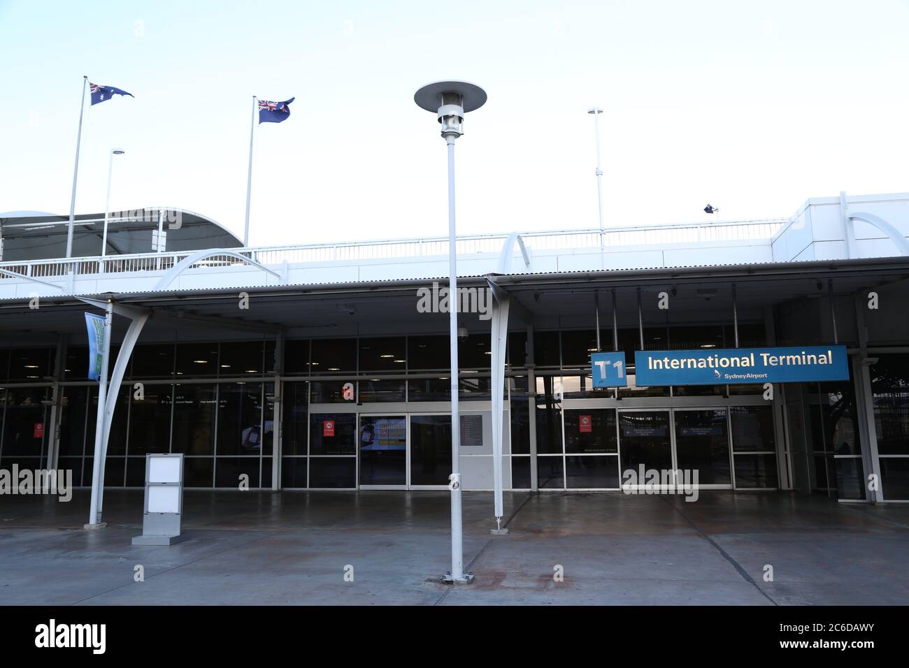 Sydney International Airport Terminal 1 Stock Photo Alamy