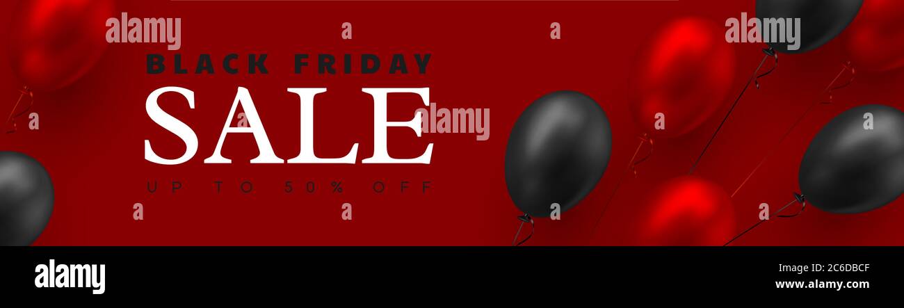 Black Friday sale banner. Stock Vector