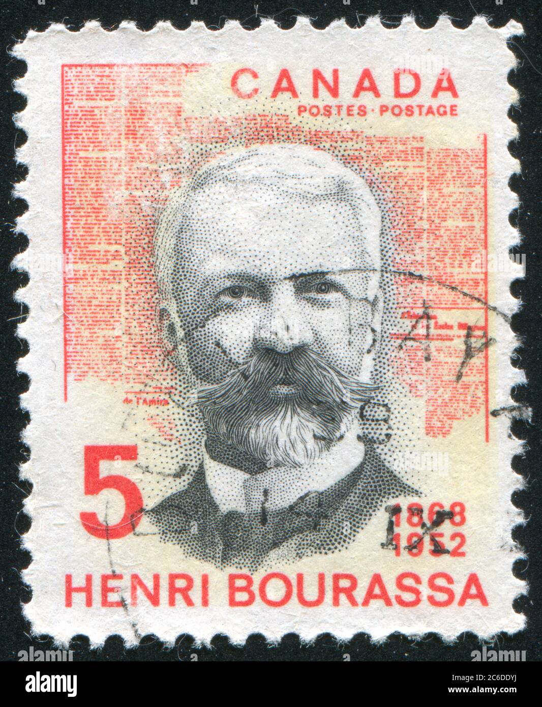 CANADA CIRCA 1968 stamp printed by Canada, shows Henri Bourassa and