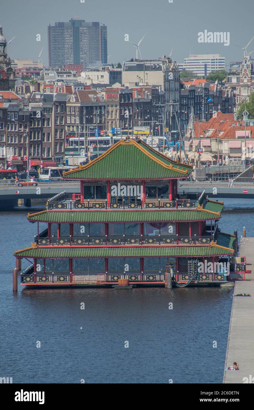 Chinese Restaurant Sea Palace At Amsterdam The Netherlands 2018 Stock Photo Alamy