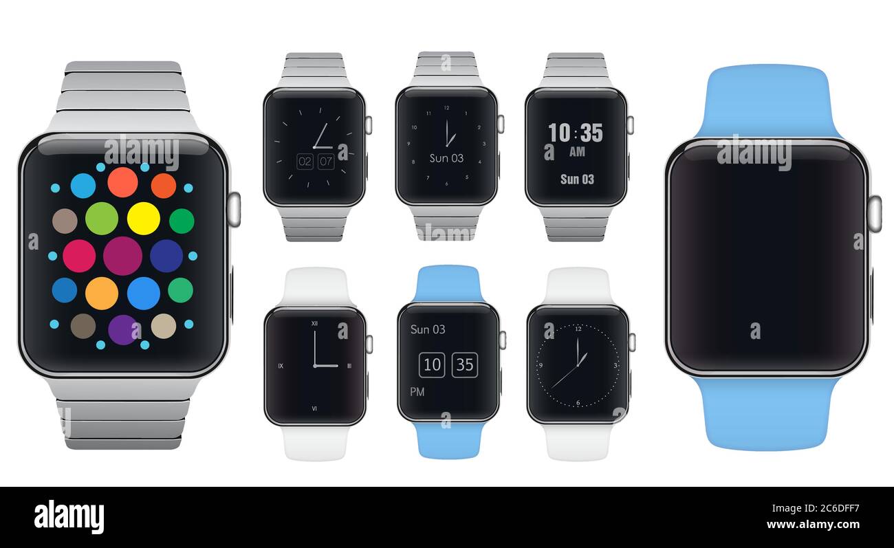smart watch with different dials