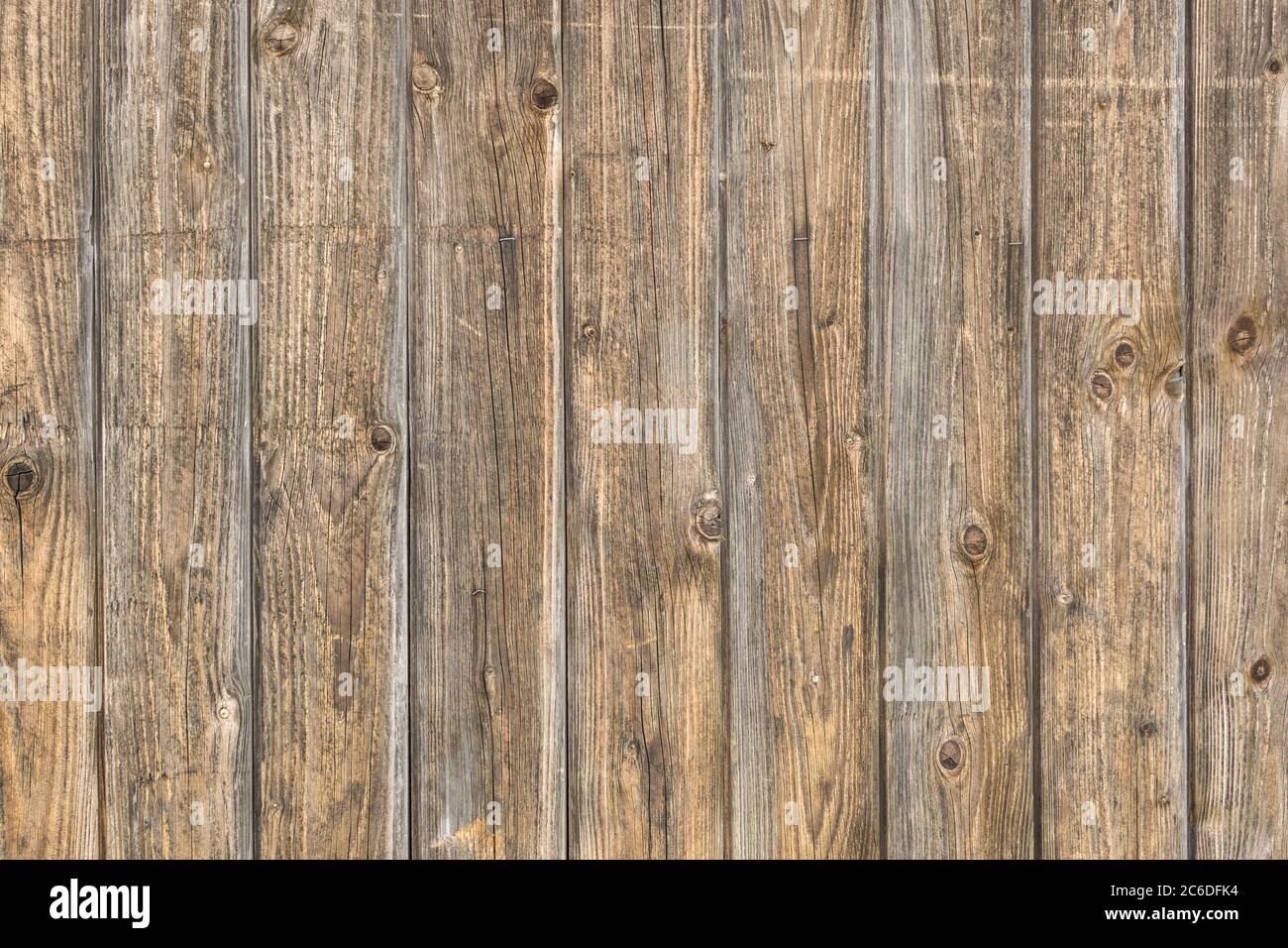 Natural brown barn wood wall. Wall texture background pattern. Stock Photo