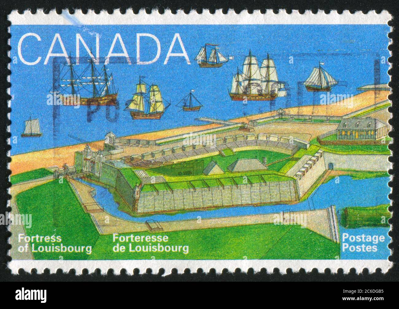 CANADA CIRCA 1995 stamp printed by Canada, shows Fortress of
