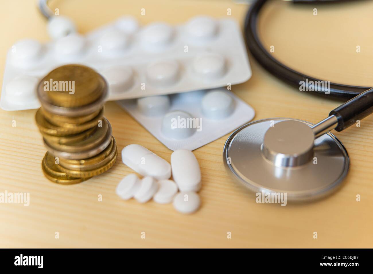 Cost of medical care; health expenses Stock Photo Alamy
