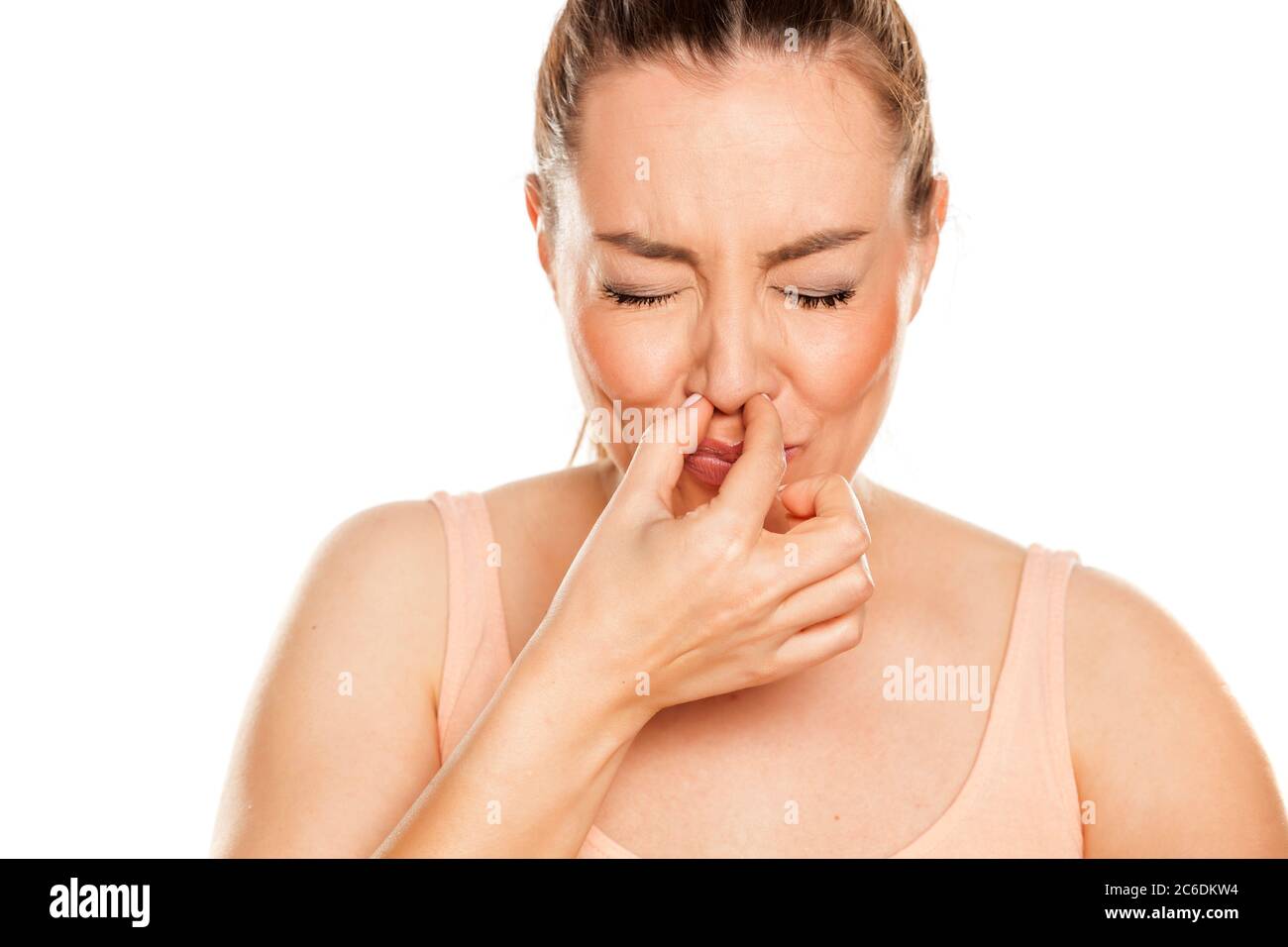 Itching nose hires stock photography and images Alamy