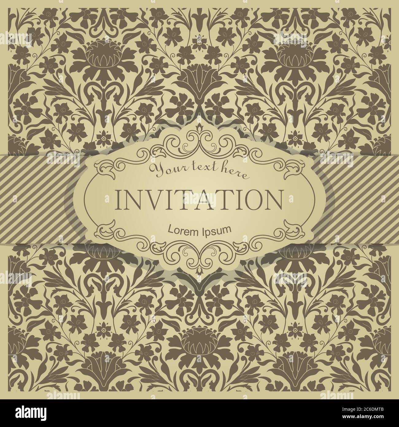Template greeting card, invitation and advertising banner, brochure ...