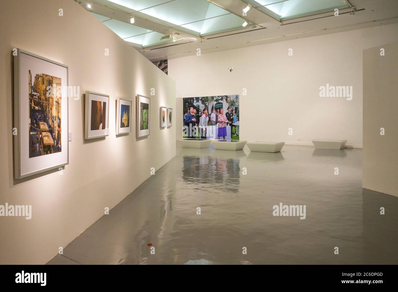 Bangkok Art and Culture Centre (BACC), interior, artwork on display, Bangkok, Thailand. Stock Photo
