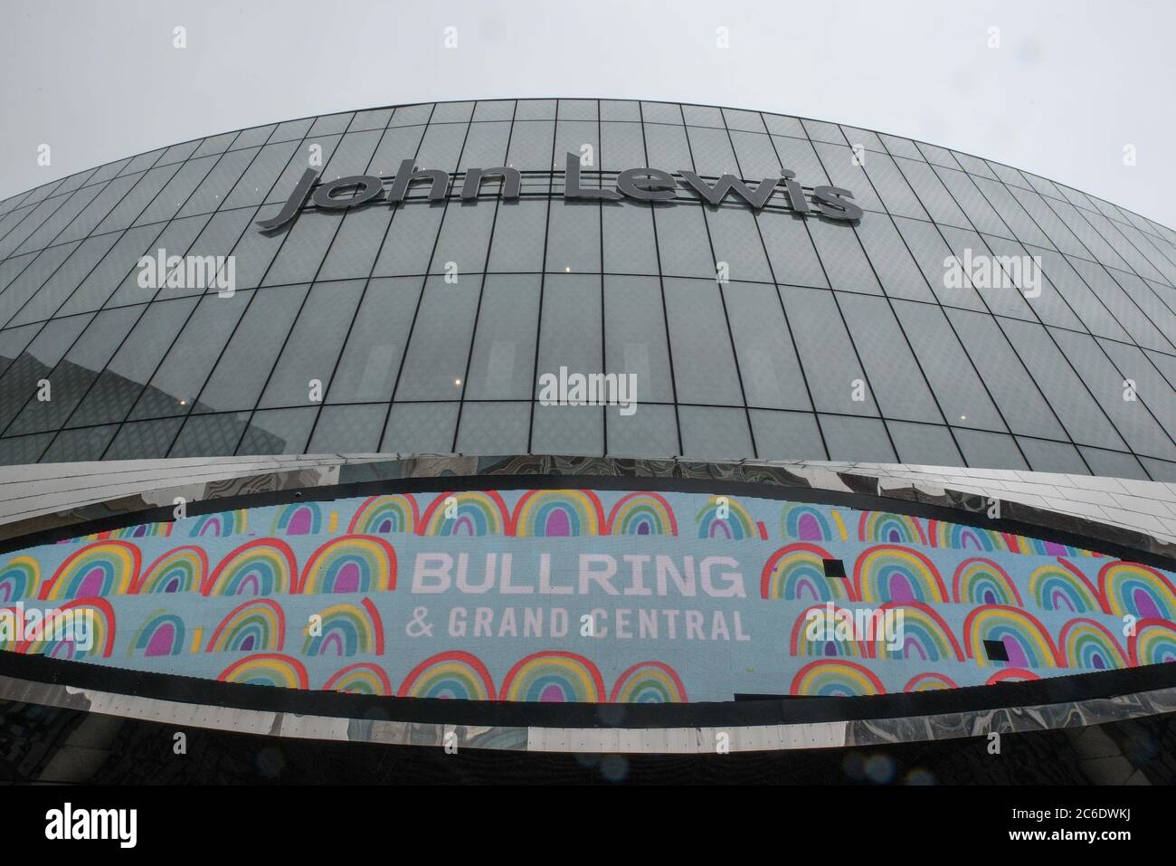 Birmingham, West Midlands, July 9th 2020. John Lewis have announced 8