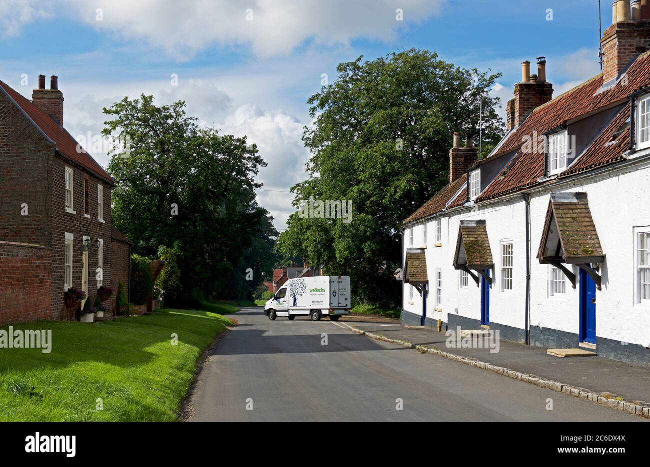 Housing in the estate village of South Dalton, East Yorkshire, England