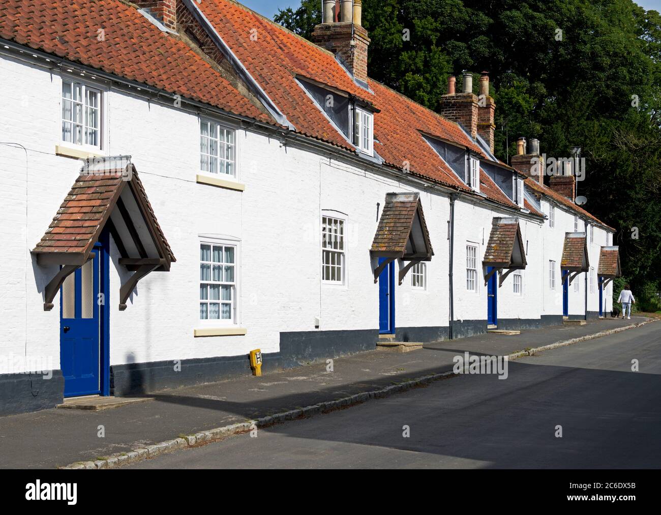 Housing in the estate village of South Dalton, East Yorkshire, England