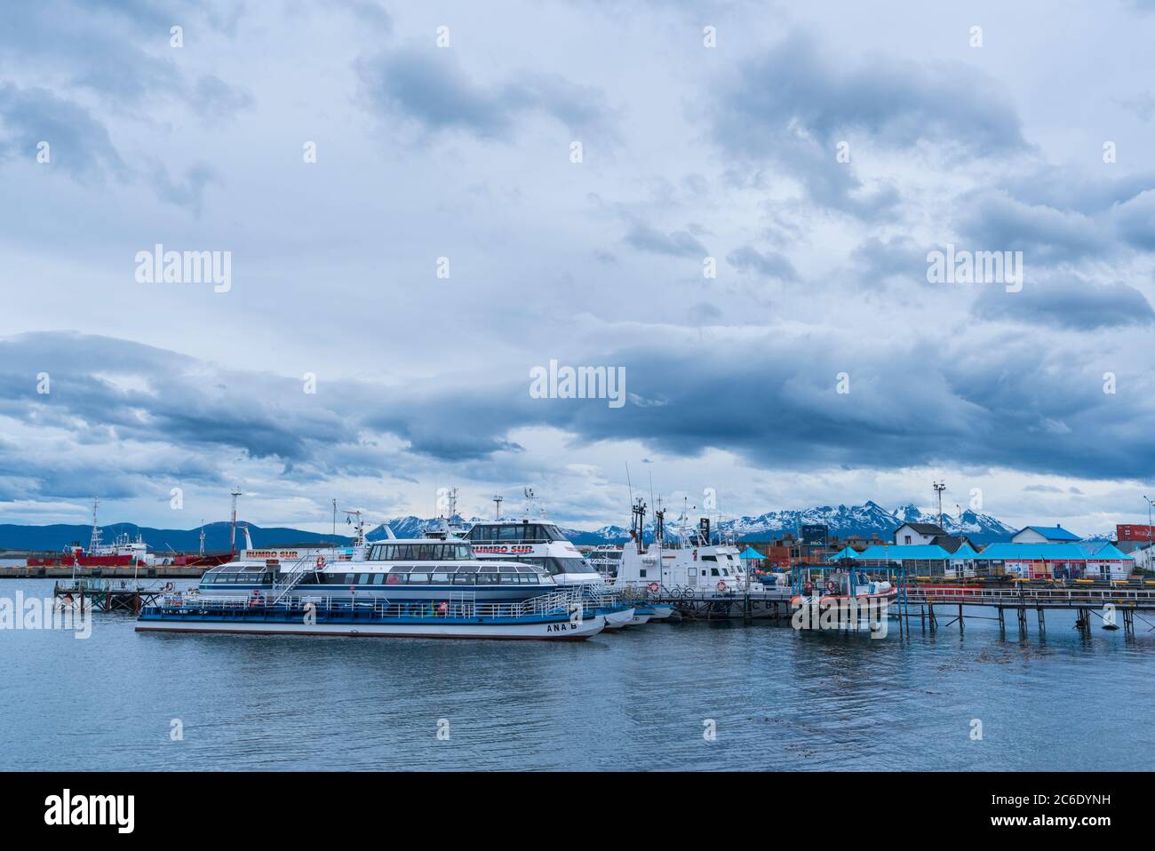 Harbour, Ushuaia city, Tierra del Fuego archipelago, Argentina, South
