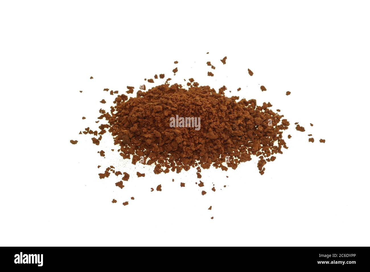 Instant Coffee powder isolated on white background Stock Photo Alamy