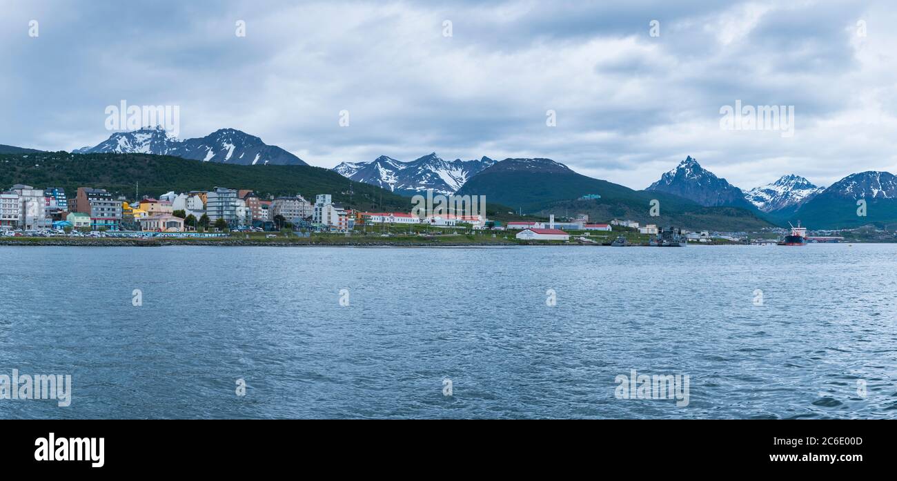 Harbour, Ushuaia city, Tierra del Fuego archipelago, Argentina, South