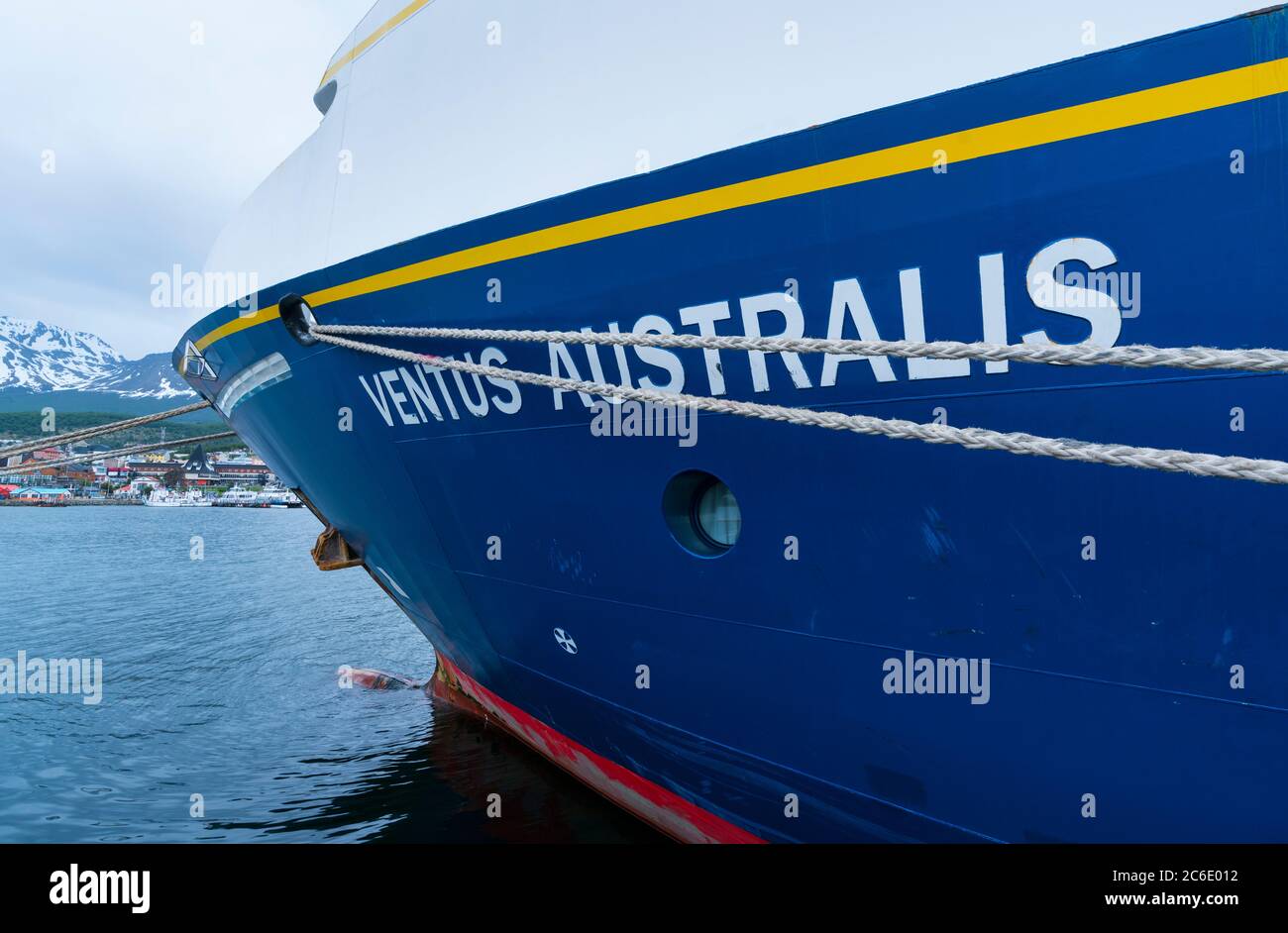 Ventus Australis, Australis cruise ship, Harbour, Ushuaia city, Tierra