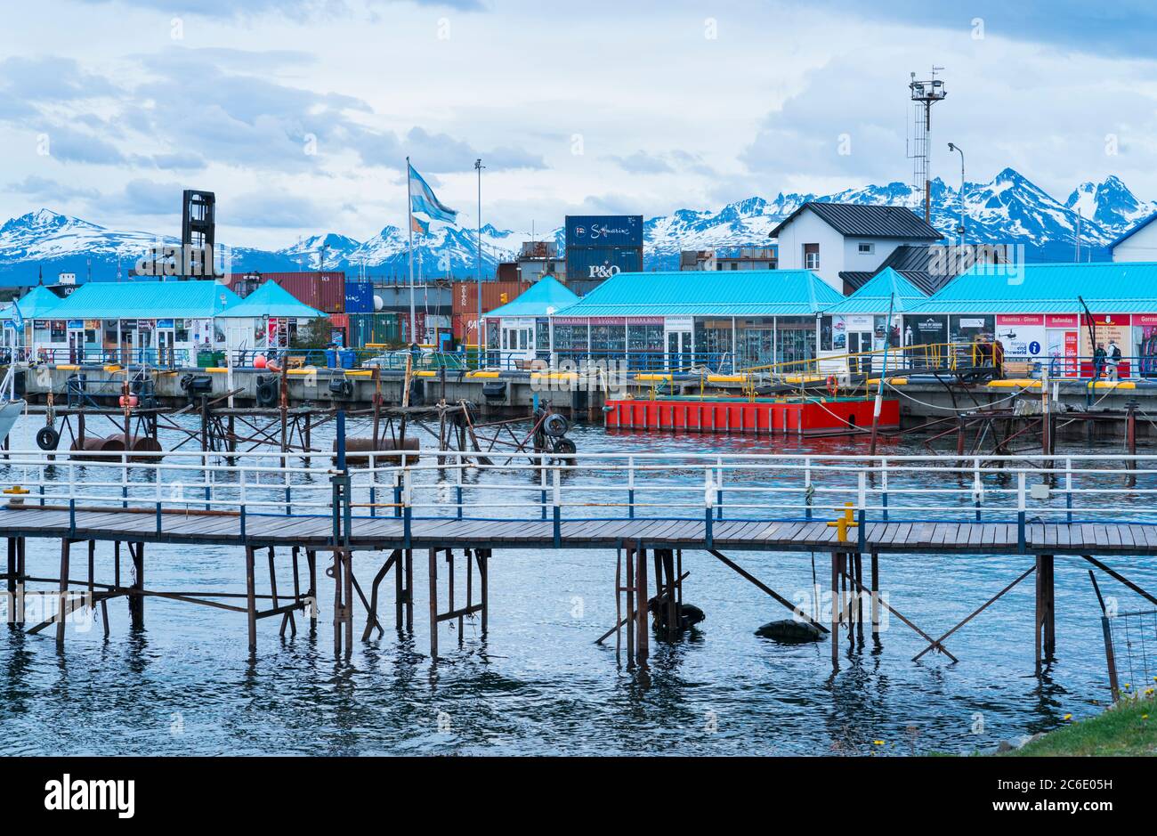 Harbour, Ushuaia city, Tierra del Fuego archipelago, Argentina, South