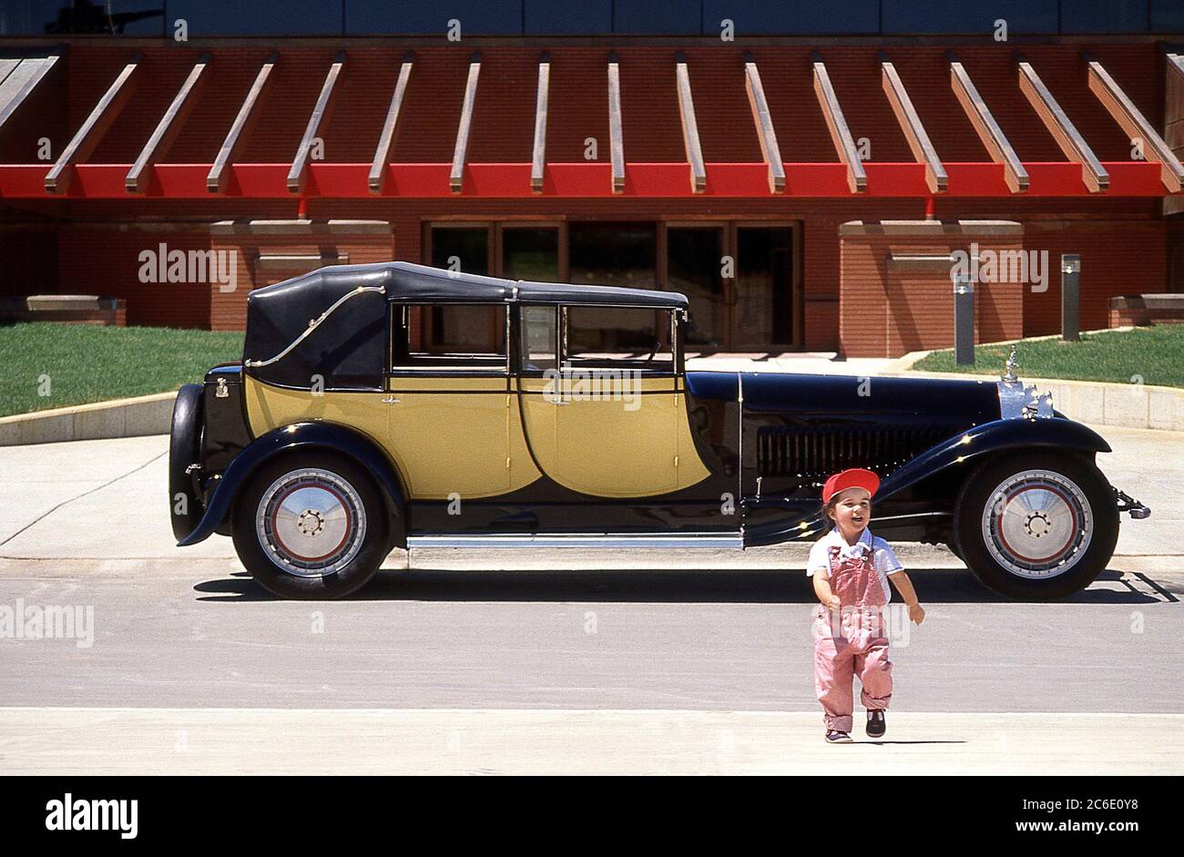 Bugatti Royale Type 41 1929 outside the Domino's Classic Car Museum in Ann Arbor Michigan 1988 Stock Photo