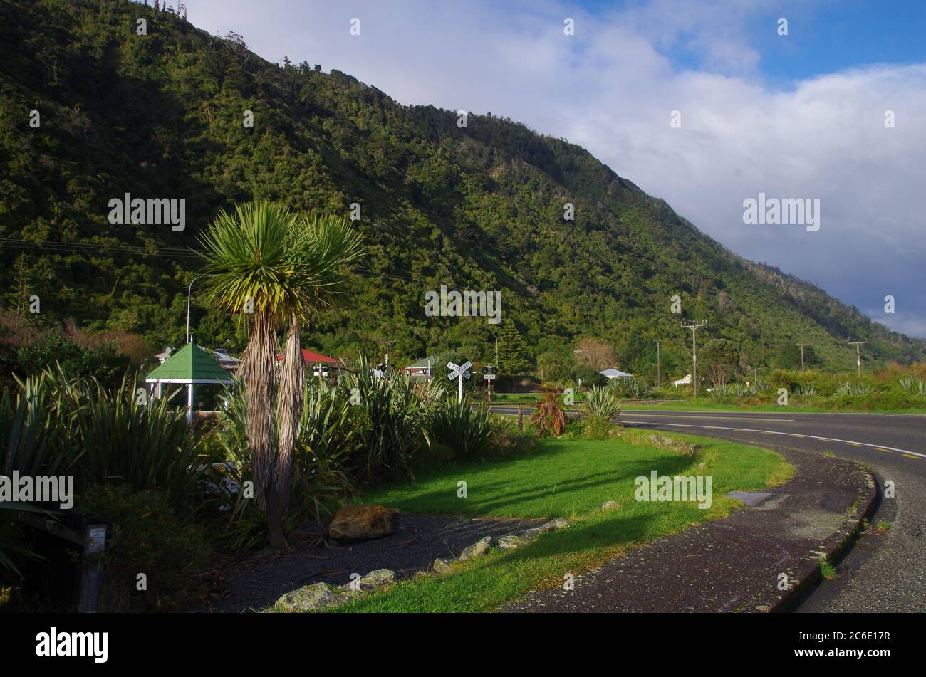 Alternative Te Araroa Trail route. Granity. South Island. New Zealand Stock Photo