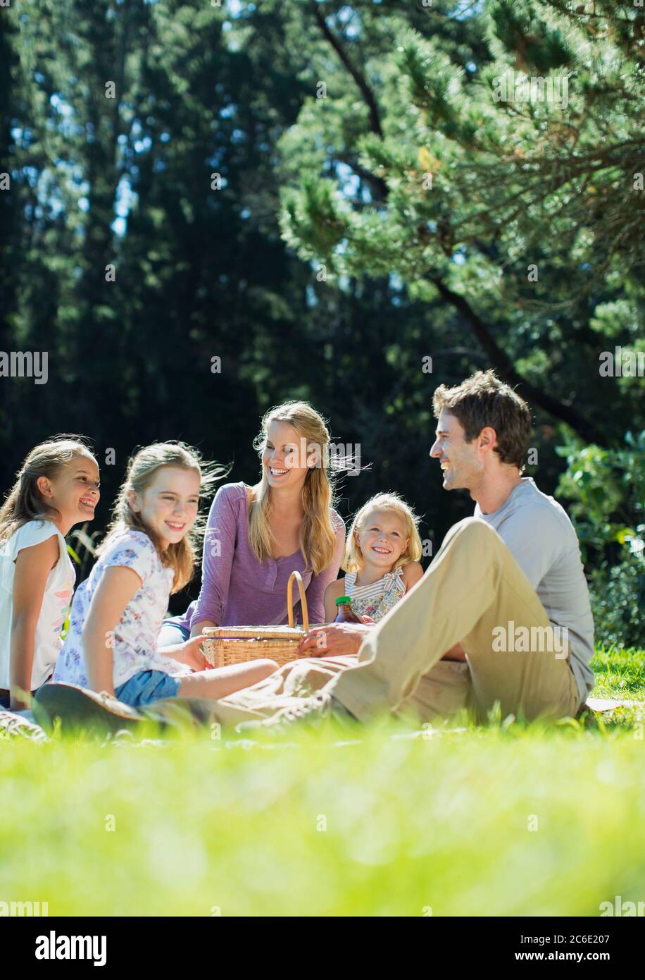 Picnic family grass hi-res stock photography and images - Alamy