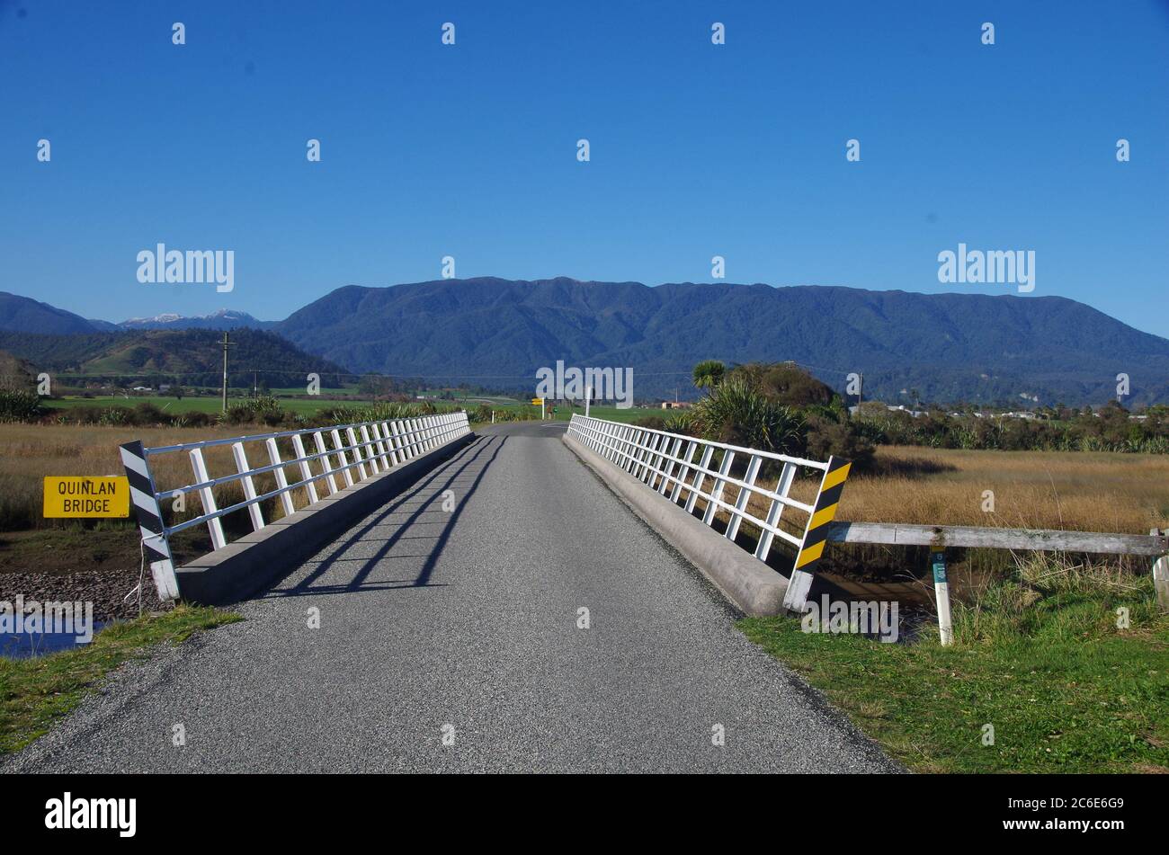 Quinlan bridge. Alternative Te Araroa Trail route. Karamea. Buller District. West Coast. South Island. New Zealand Stock Photo