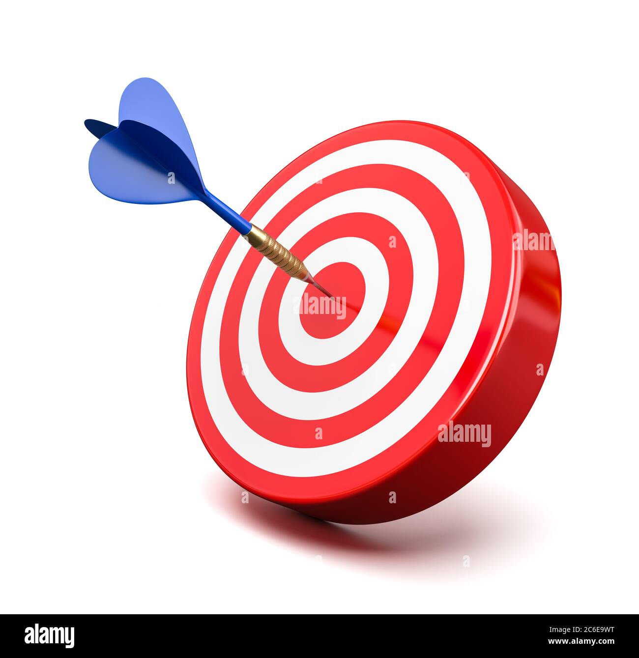 One arrow hitting target hi-res stock photography and images - Alamy