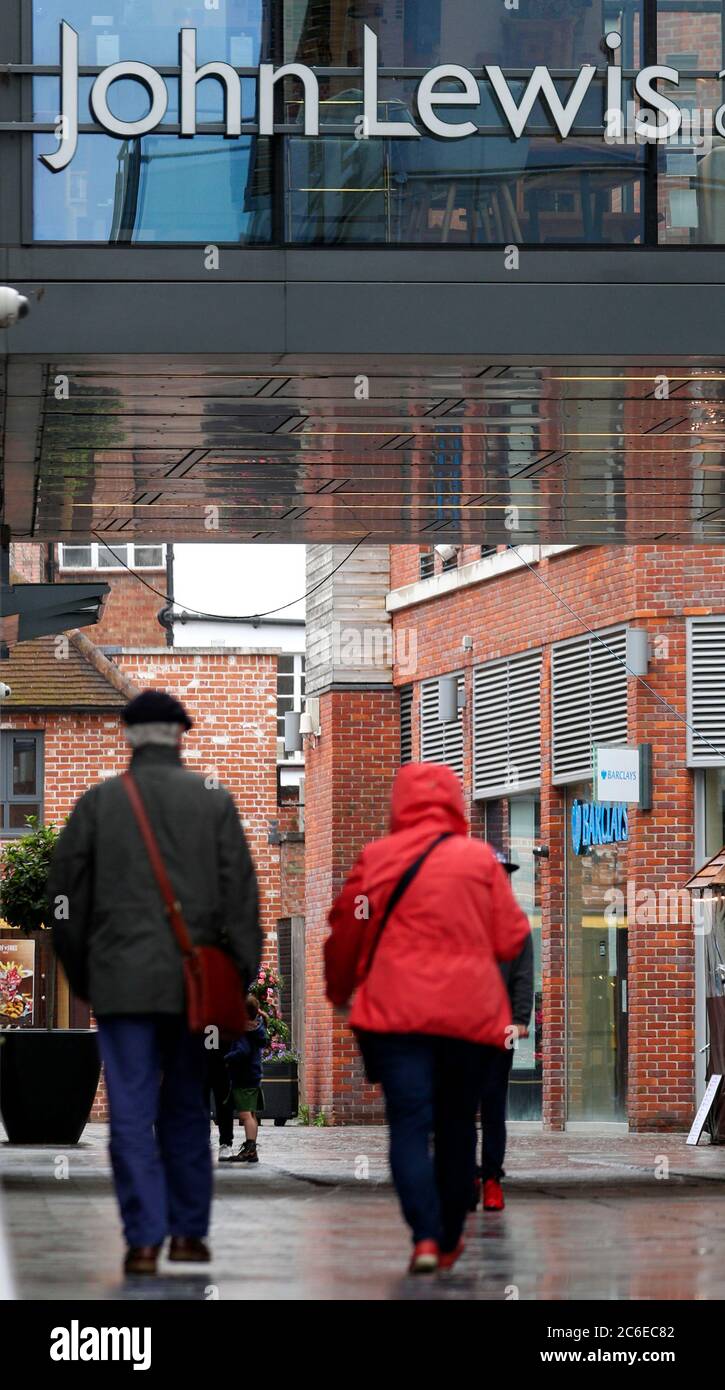 The john lewis at home store in newbury hires stock photography and