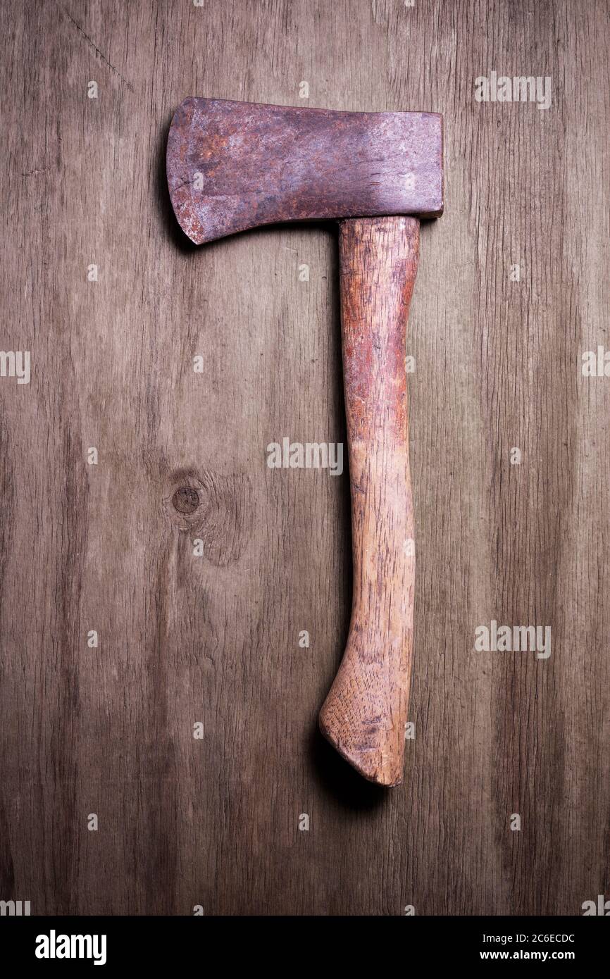 Old axe Stock Photo