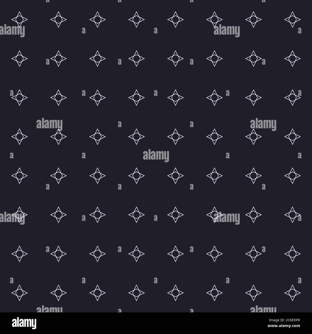 Shapes pattern seamless. Monochrome background from dotted lines. Vector wallpaper Stock Vector
