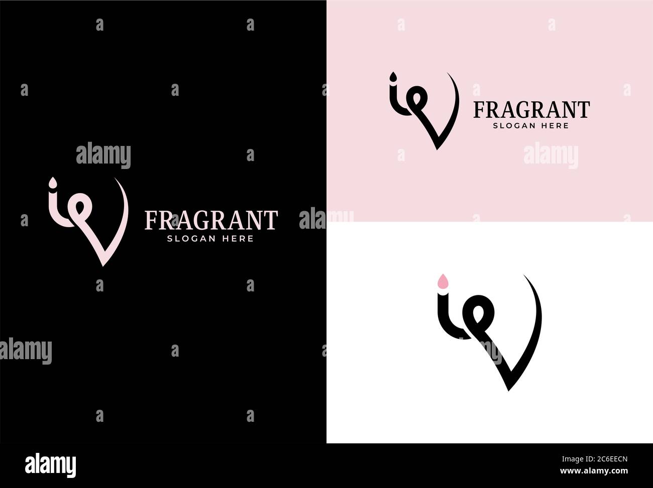 Lotion Lettering Logo design for a lotion company,The letter i and letter q are combined ...