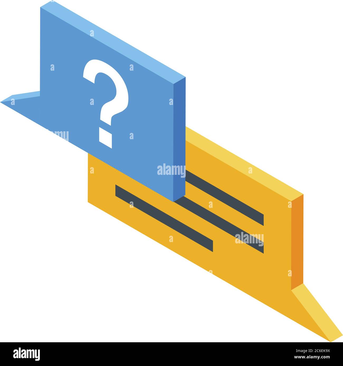 Headhunter chat icon, isometric style Stock Vector