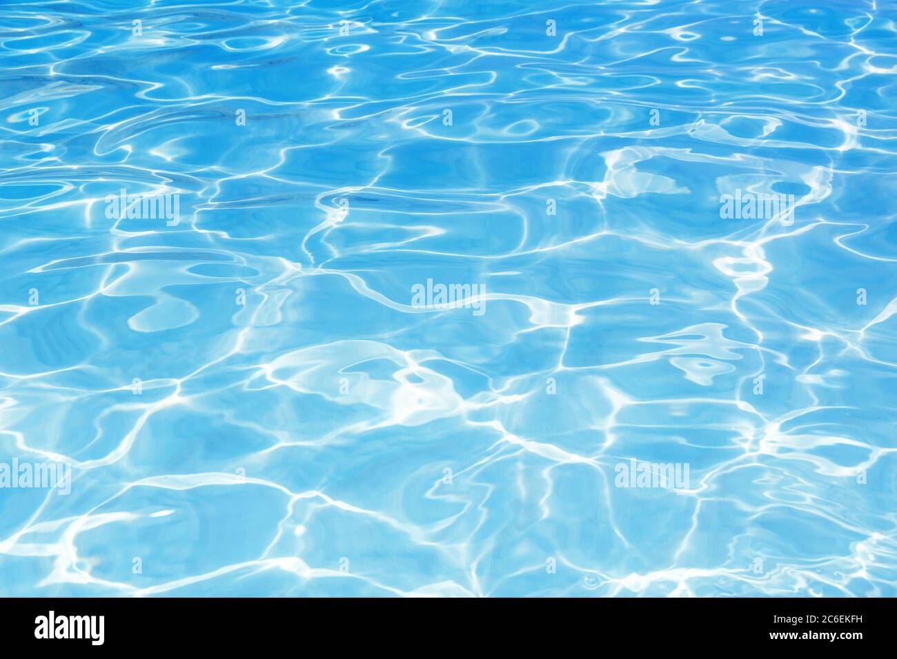 Blue swimming pool rippled water background. Ocean or sea water pattern ...