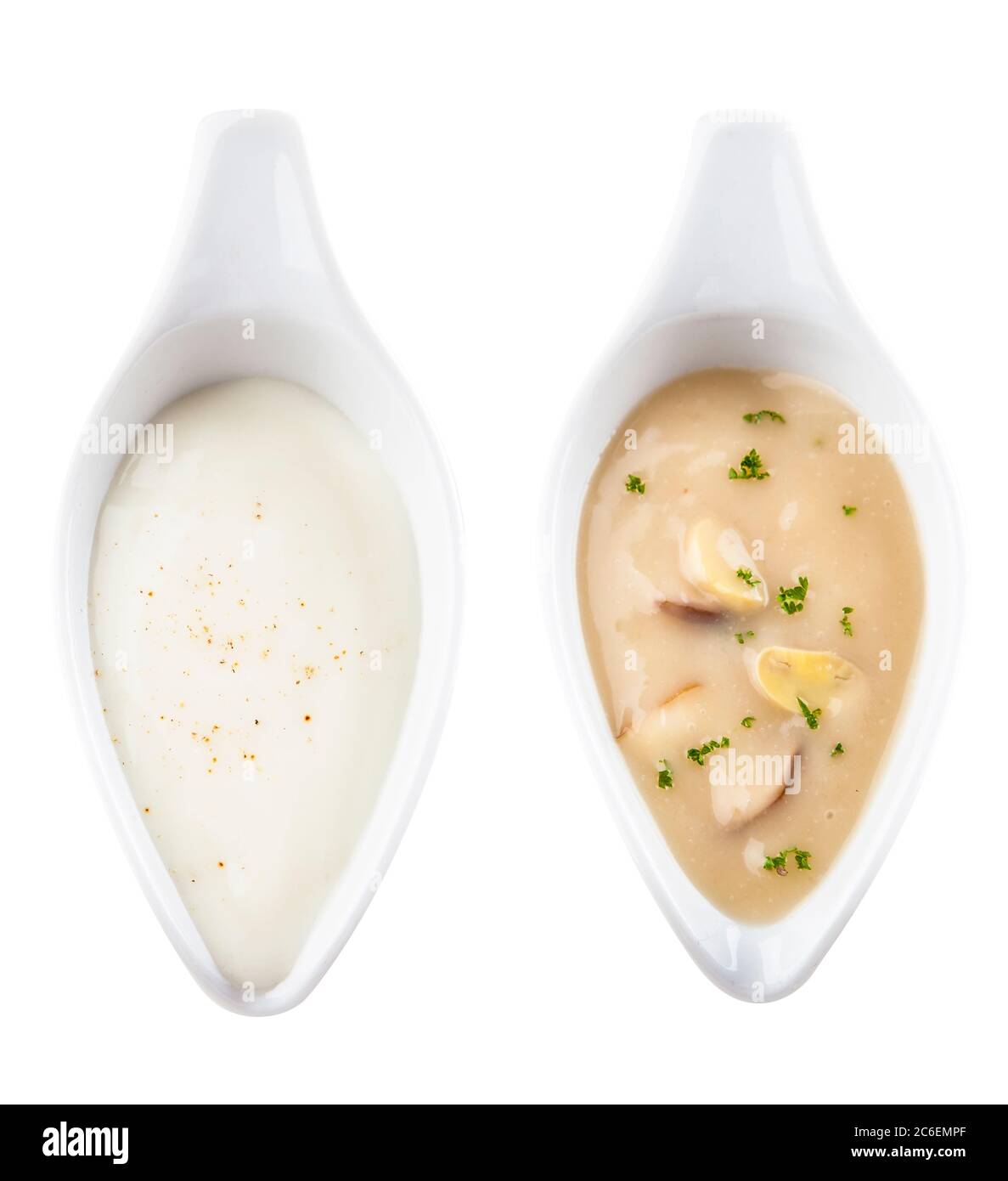 Various sauces isolated Stock Photo - Alamy