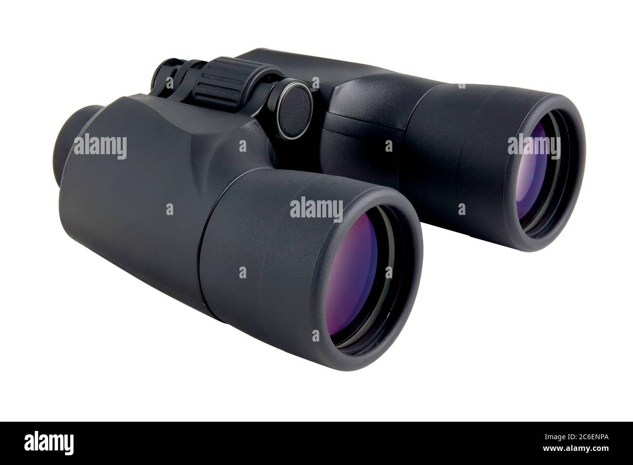 Modern binoculars isolated Stock Photo