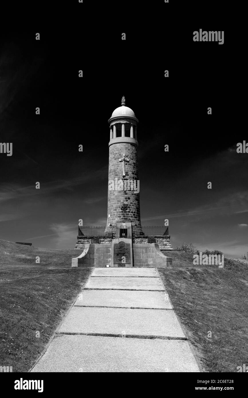 The Crich Stand War Memorial for the Sherwood Foresters Regiment, Crich town, Amber Valley, Derbyshire England UK Stock Photo