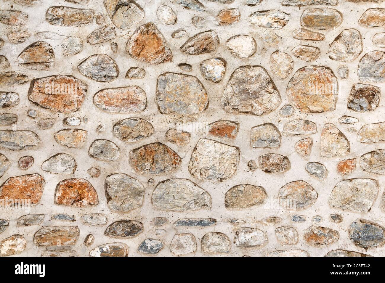 Pattern gray stone wall texture. Stone wall texture for background. Stock Photo