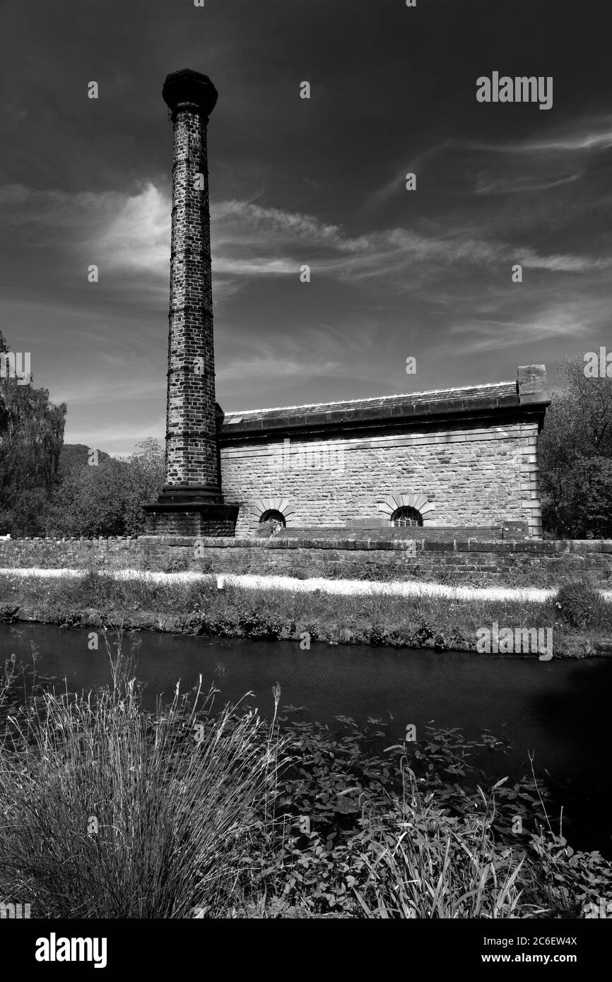 Old pump house Black and White Stock Photos & Images Alamy