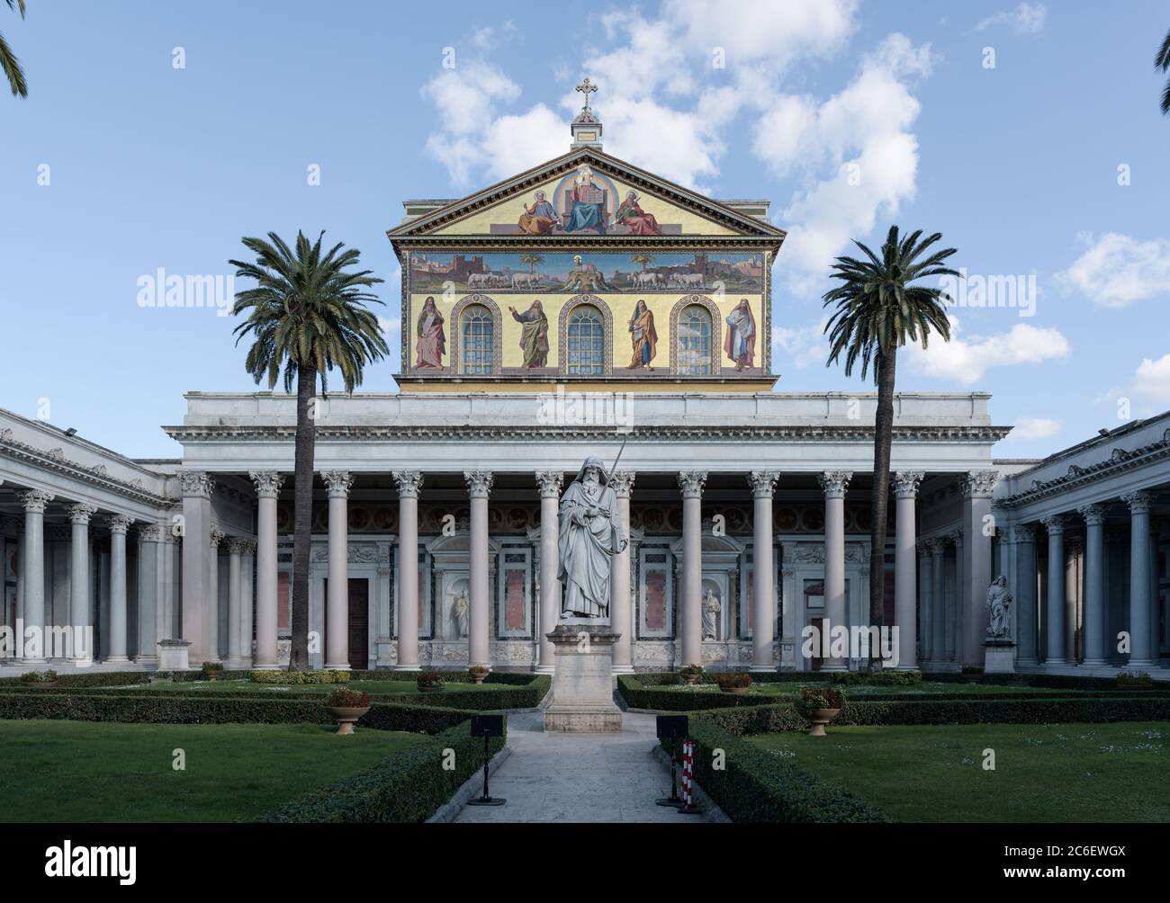 Papal Basilica of Saint Paul outside the Walls or San Paolo, via ...
