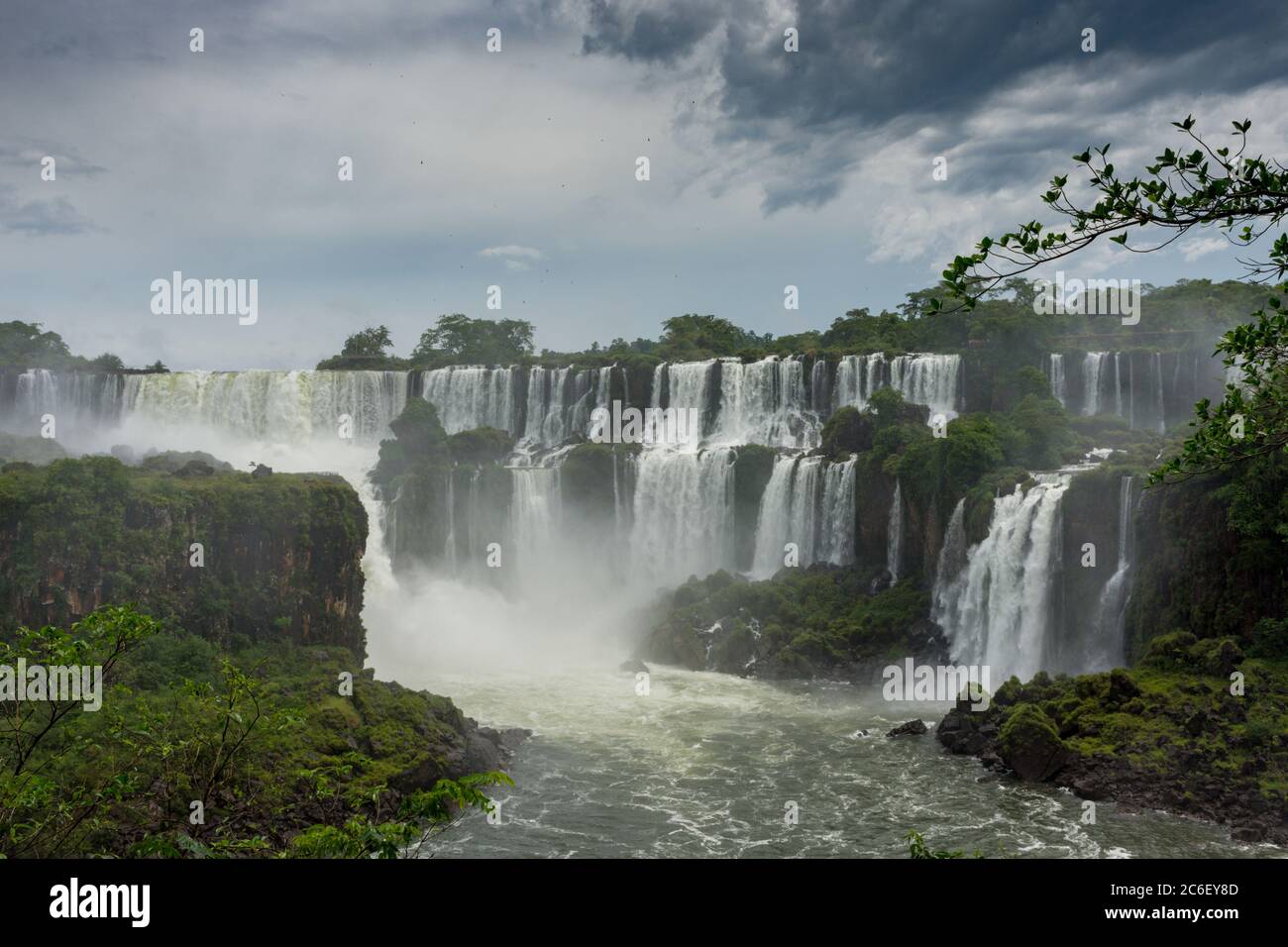 Iguazu Falls / Cataratas del Iguazú in Misiones Province, Argentina Stock Photo